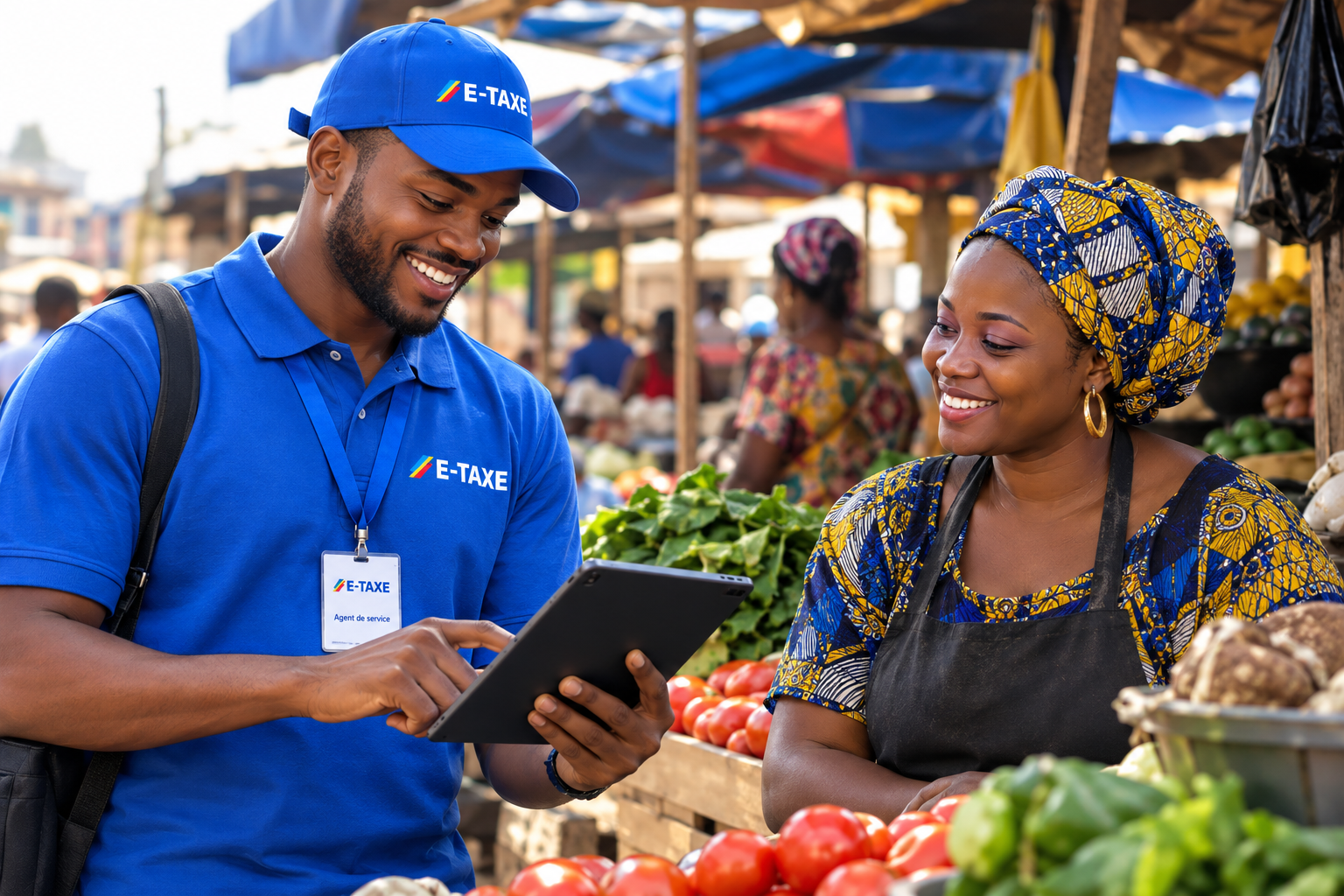 Agent E-TAXE au marché